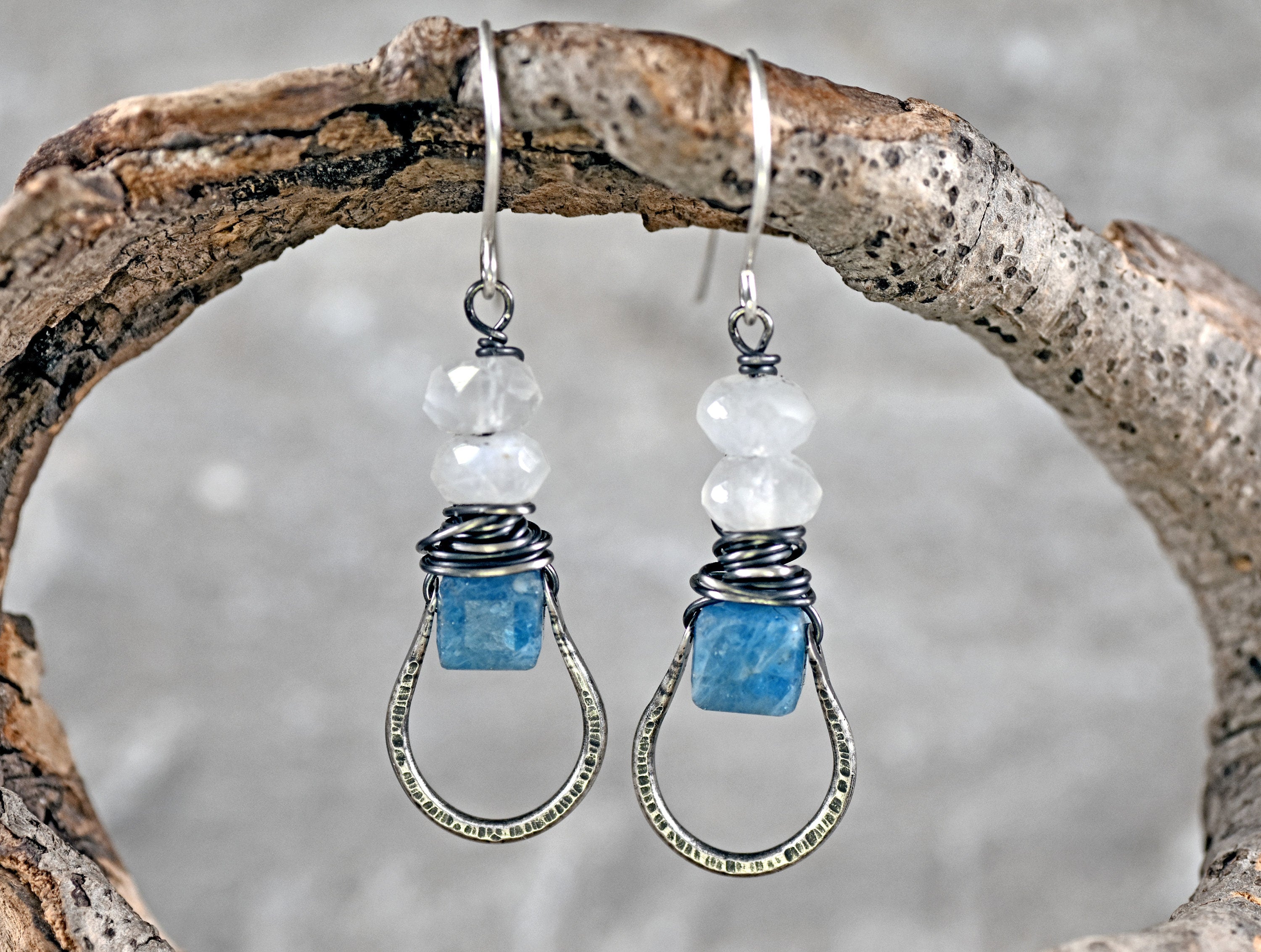 Apatite earrings hot sale